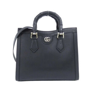 Gucci Diana bamboo handle tote bag signature bamboo top handles